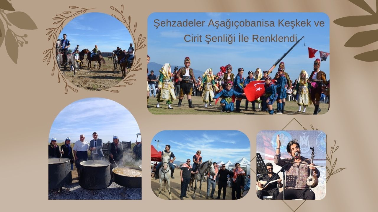 Aşağıçobanisa Keşkek ve Cirit Şenliği İle Renklendi