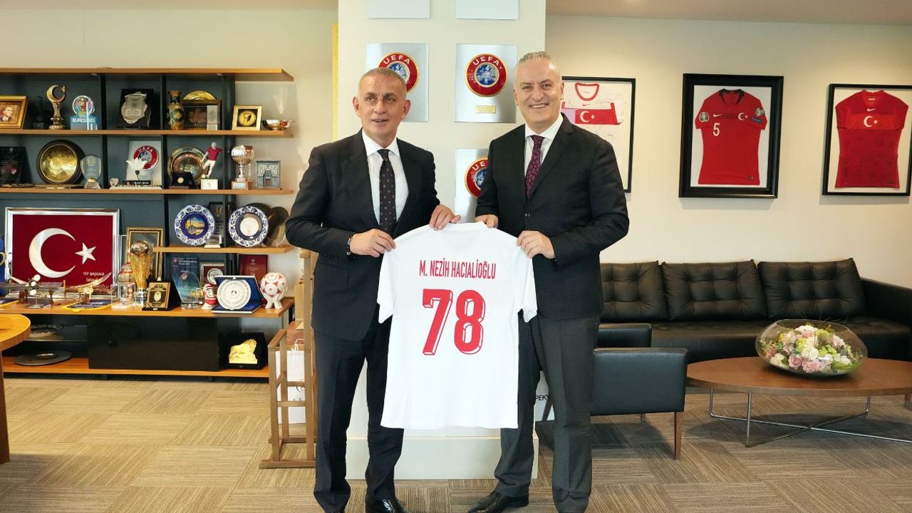 Hacıalioğlu’ndan TFF Başkanı Hacıosmanoğlu’na Ziyaret