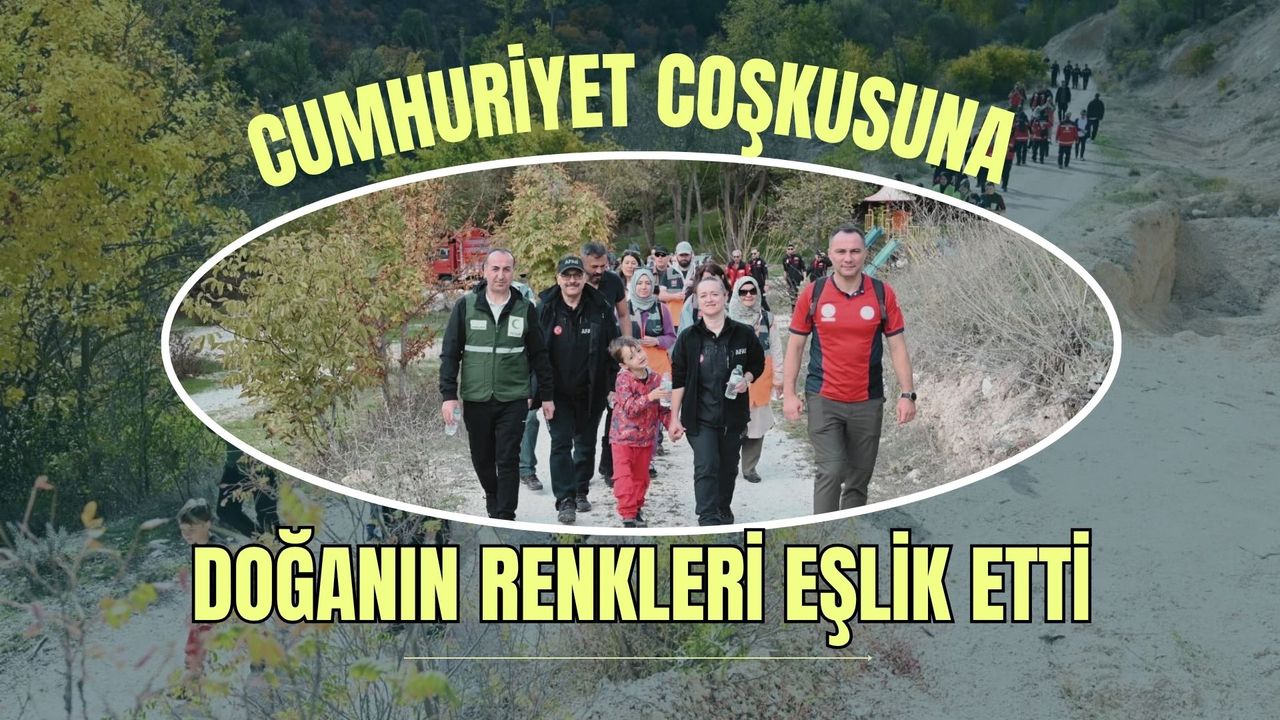Cumhuriyet Coşkusuna Doğanın Renkleri Eşlik Etti