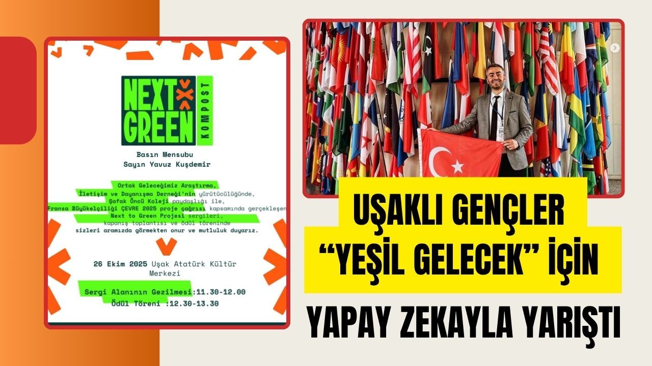 Uşaklı Gençler “Yeşil Gelecek” İçin Yapay Zekayla Yarıştı