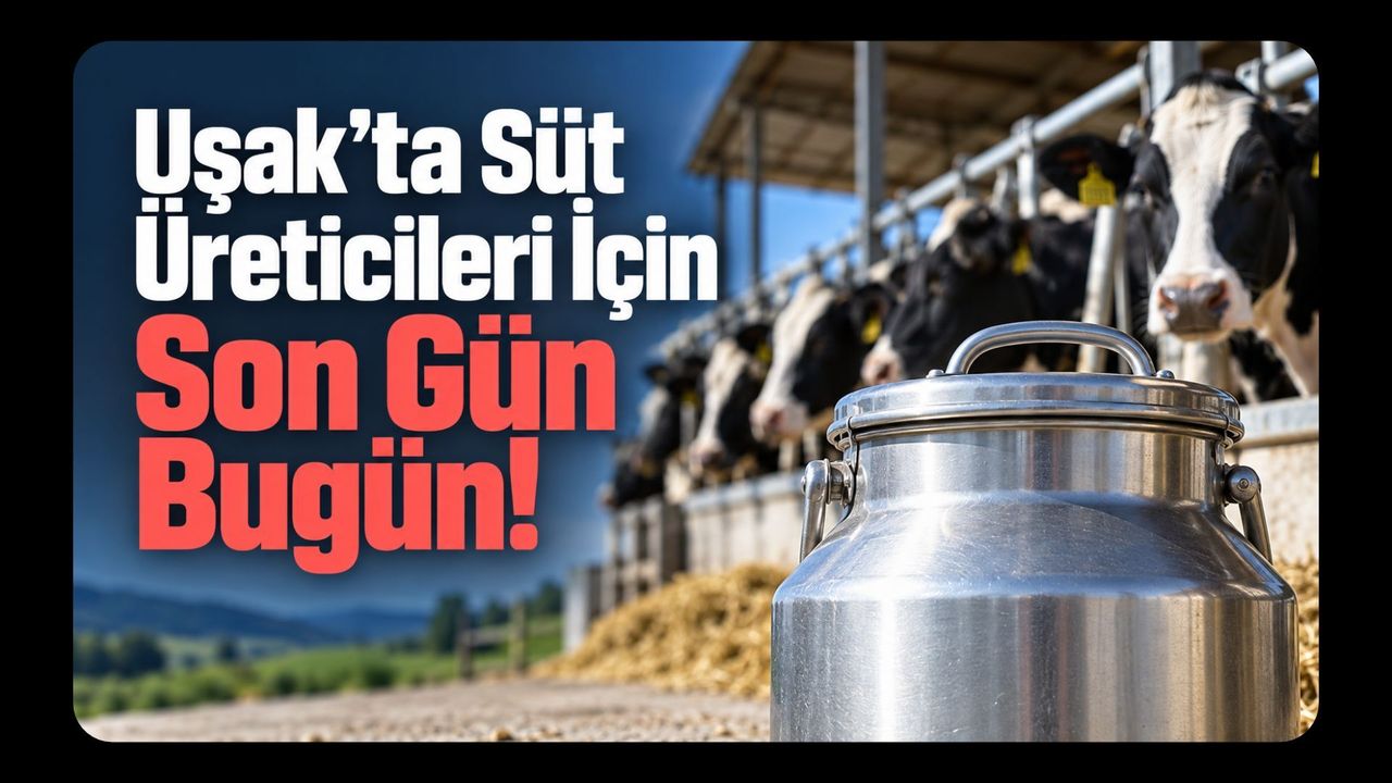 Uşak’ta Süt Üreticileri İçin Son Gün Bugün, Destek Listelerini Kontrol Edin