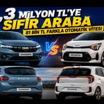 1,3 Milyon Tl’ye Sıfır Araba, 81 Bin Tl Farkla Otomatik Vites!