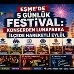 Eşme’de 5 Günlük Festival: Konserden Lunaparka İlçede Hareketli Eylül