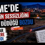 Eşme’de Gecenin Sessizliğini Tren Düdüğü Bozdu, O Anlar Dizelere Yansıdı