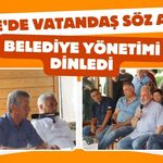 Eşme’de Vatandaş Söz Aldı, Belediye Yönetimi Dinledi