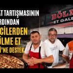 Sakatat Tartışmasının Ardından Pidecilerden Bölme Et Galerisi’ne Destek
