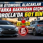 Sıfır Otomobil Alacaklar Bu Farka Bakmadan Geçmesin! Corolla’da 601 Bin TL