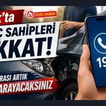 Uşak’ta Araç Sahipleri Dikkat! Kaza Sonrası Artık 193’ü Arayacaksınız