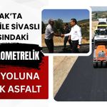Banaz ile Sivaslı Arasındaki 8,5 Kilometrelik Köy Yoluna Sıcak Asfalt
