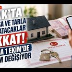 Uşak’ta Ev, Arsa ve Tarla Alıp Satacaklar Dikkat! Tapuda 1 Ekim’de Sistem Değişiyor