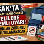 Uşak'ta Okul Kayıtları Öncesi Velilere Önemli Uyarı! Bunlar Zorunlu Tutulamayacak