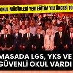 Uşak’ta Okul Müdürleri Yeni Eğitim Yılı Öncesi Toplandı, Masada LGS, YKS ve Güvenli Okul Vardı