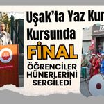 Uşak’ta Yaz Kur’an Kursunda Final: Öğrenciler Hünerlerini Sergiledi