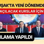 Uşak’ta Yeni Dönemde Açılacak Kurslar İçin Planlama Yapıldı
