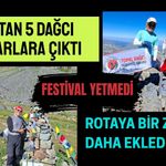 Uşak’tan 5 Dağcı Kaçkarlara Çıktı, Festival Yetmedi, Rotaya Bir Zirve Daha Eklediler