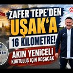 Zafer Tepe’den Uşak’a 16 Kilometre! Akın Yeniceli Kurtuluş İçin Koşacak
