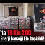 Uşak’ta 16 Bin 200 Bozuk Enerji İçeceği Ele Geçirildi!