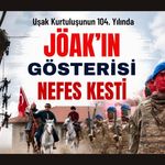 Uşak Kurtuluşunun 104. Yılında JÖAK’ın Gösterisi Nefes Kesti