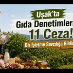 Uşak’ta Gıda Denetimlerinde 11 Ceza! Bir İşletme Savcılığa Bildirildi