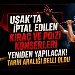 Uşak’ta İptal Edilen Kıraç ve Poizi Konserleri Yeniden Yapılacak! Tarih Aralığı Belli Oldu