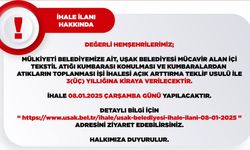 TEKSTİL ATIĞI KUMBARA İHALESİ YAPILIYOR