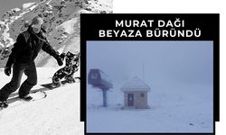 MURAT DAĞI BEYAZA BÜRÜNDÜ