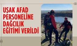 Uşak AFAD Personeline Dağcılık Eğitimi Verildi