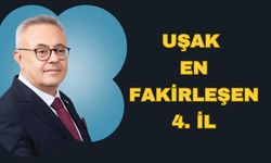 UŞAK EN FAKİRLEŞEN 4. İL