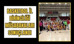 Basketbol İl Birinciliği Müsabakaları Sonuçlandı