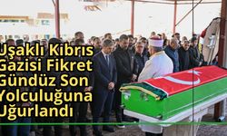 Uşaklı Kıbrıs Gazisi Fikret Gündüz Son Yolculuğuna Uğurlandı