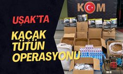 Uşak’ta kaçak tütün operasyonu