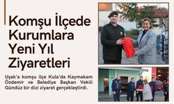 Komşu İlçede Kurumlara Yeni Yıl Ziyaretleri