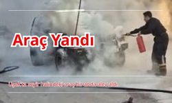 Seyir Halindeki Araç Yandı