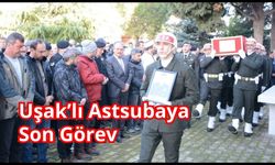 Uşaklı Astsubaya Son Görev