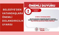 Uşak Belediyesi'nden Vatandaşlara Önemli Dolandırıcılık Uyarısı