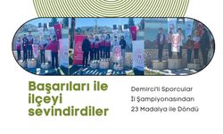 Demirci'li Sporcular İl Şampiyonasından 23 Madalya ile Döndü