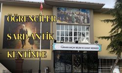 ÖĞRENCİLER SARD ANTİK KENTİNDE