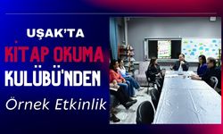 Uşak’ta Kitap Okuma Kulübü'nden Örnek Etkinlik