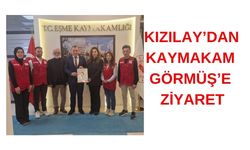 KIZILAY’DAN KAYMAKAM GÖRMÜŞ’E ZİYARET