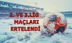 2. ve 3.Lig Maçları Ertelendi