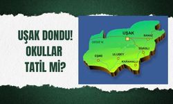 UŞAK DONDU! OKULLAR TATİL Mİ?