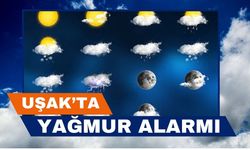 Uşak’ta Yağmur Alarmı