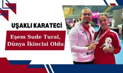 Uşaklı Karateci Eşem Sude Tural, Dünya İkincisi Oldu