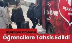 Uşakspor Otobüsü Öğrencilere Tahsis Edildi