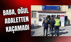 UŞAK’TA BABA, OĞUL ADALETTEN KAÇAMADI