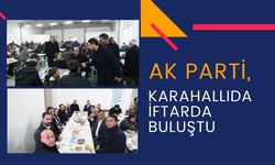 AK PARTİ, KARAHALLIDA İFTARDA BULUŞTU