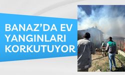 Banaz’da ev yangınları korkutuyor