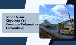 Banaz Susuz Köyü’nde Yol Kumlama Çalışmaları Tamamlandı