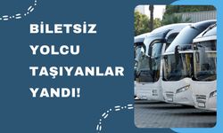 BİLETSİZ YOLCU TAŞIYANLAR YANDI!