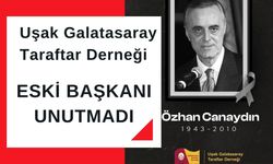 Uşak Galatasaray Taraftar Derneği Eski Başkanı Unutmadı